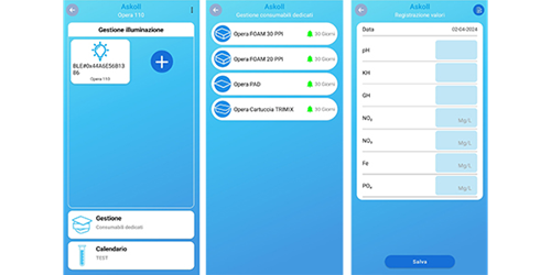 Askoll LUX: grandi novità per l'app di gestione degli acquari OPERA