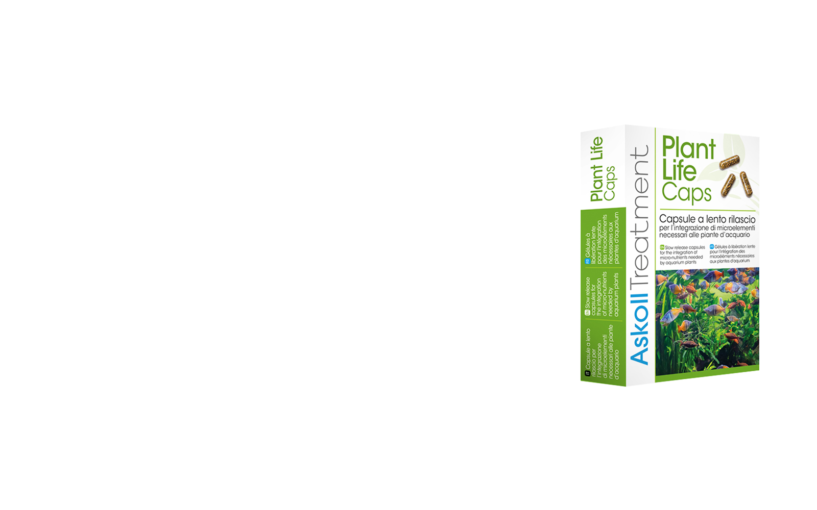 Plant Life Cap, nutrimento per le piante d’acquario sotto forma di capsule a lento rilascio