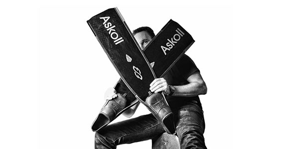 The titanic feat of Fabien Leroux in defence of the oceans. Askoll is by his side.