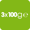 Quantità e peso 3 x 100 g